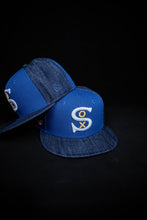 Load image into Gallery viewer, 59Fifty Chicago White Sox Interleague 2-Tone - Gray UV [DENIM SOX] by @bluebrims
