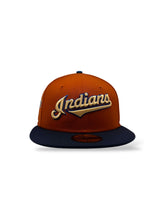 Load image into Gallery viewer, [INFERNAPE] 59Fifty Cleveland Indians &quot;Welcome to the Show&quot; 2T Rust/Navy - Grey UV
