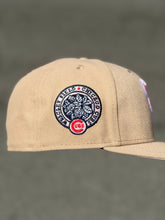 Load image into Gallery viewer, [Camel Cubs] 59Fifty Chicago Cubs Wrigley Field Ivy Camel - Pink UV
