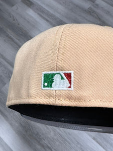 [LVDG] 59Fifty Los Angeles Dodgers Script 2-Tone Candied Pecan/Dk Green - Grey UV