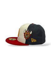 Load image into Gallery viewer, 59Fifty New Era San Diego Padres MLB City Element Dominican Republic White/Graphite Fitted Hat - Dark Yellow UV
