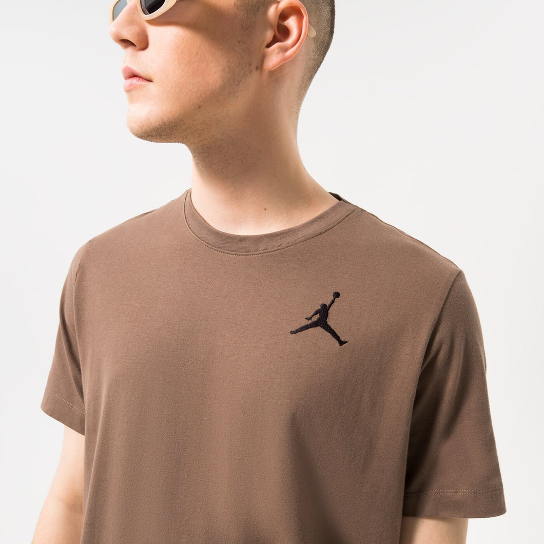 Men's Jordan Air Jumpman Short Sleeve T-Shirt - Brown [DC7485-274]