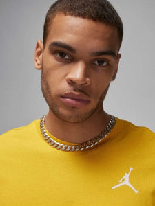 Men's Jordan Air Jumpman Short Sleeve T-Shirt - Yellow [DC7485-752]