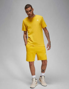Men's Jordan Air Jumpman Short Sleeve T-Shirt - Yellow [DC7485-752]