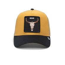 Load image into Gallery viewer, [DEAD] - Goorin Bros &quot;The Dead Skull&quot; Adjustable Trucker Hat

