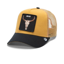 Load image into Gallery viewer, [DEAD] - Goorin Bros &quot;The Dead Skull&quot; Adjustable Trucker Hat
