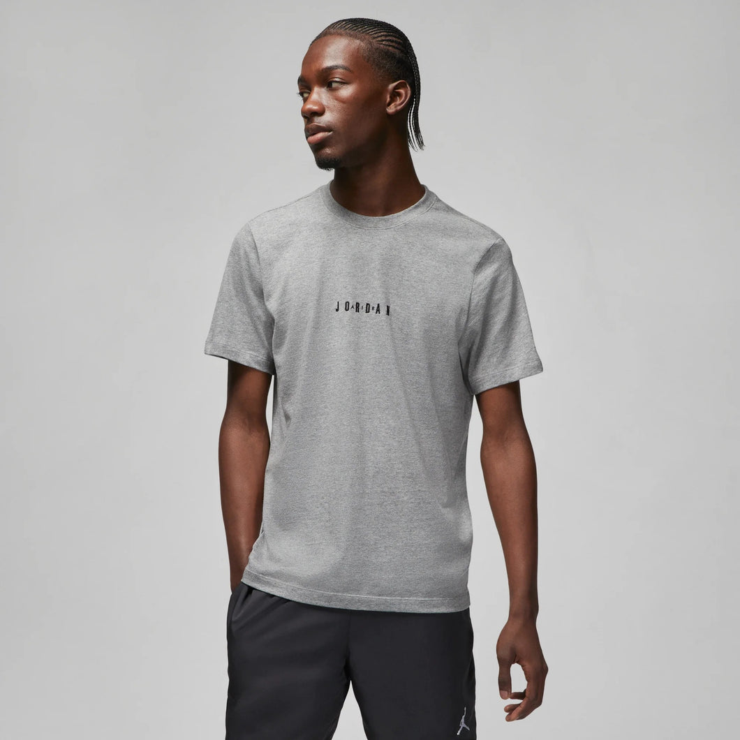 Men's Jordan Air Short Sleeve T-Shirt - Grey [DM3182-091]