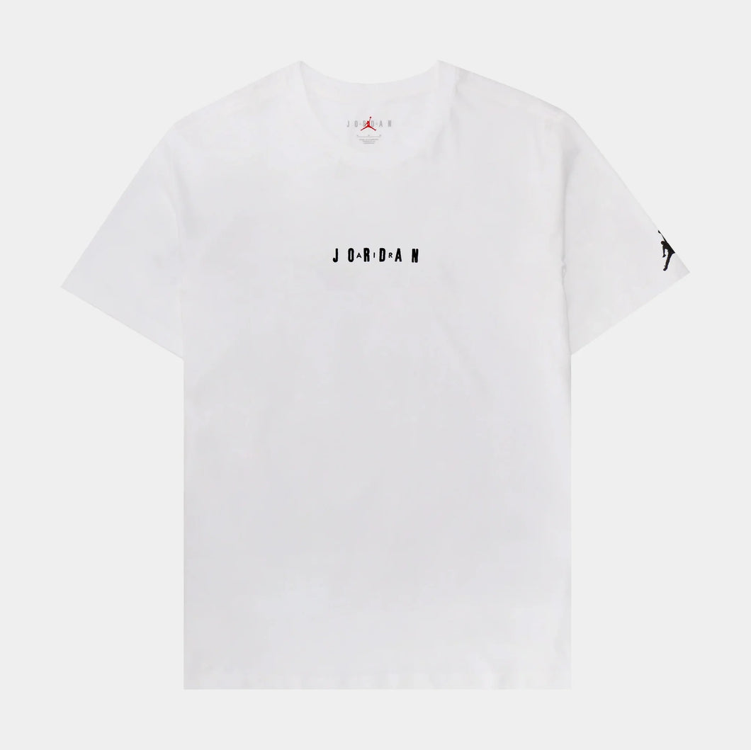 Men's Jordan Air Short Sleeve T-Shirt - White [DM3182-100]