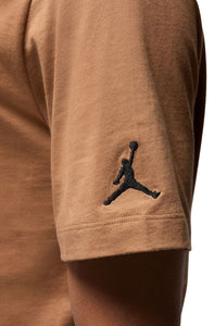 Men's Jordan Air Short Sleeve T-Shirt - Brown [DM3182-231]