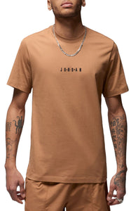 Men's Jordan Air Short Sleeve T-Shirt - Brown [DM3182-231]