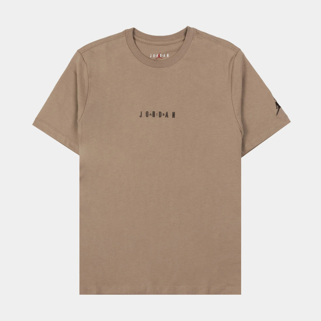Men's Jordan Air Short Sleeve T-Shirt - Beige [DM3182-255]