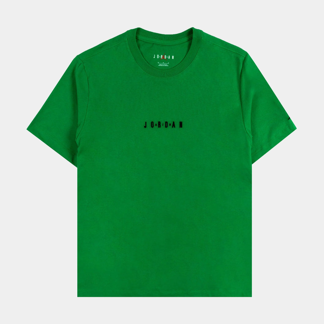 Men's Jordan Air Short Sleeve T-Shirt - Green [DM3182-310]