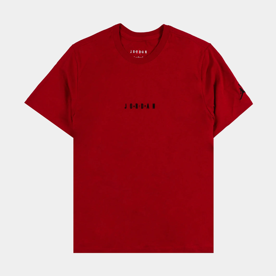 Men's Jordan Air Short Sleeve T-Shirt - Red [DM3182-689]