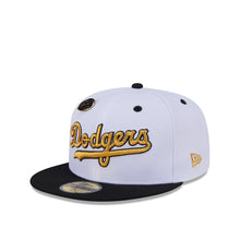 Load image into Gallery viewer, 59Fifty Day Los Angeles Dodgers 70th Anniversary 2-Tone White/Black - Gray UV
