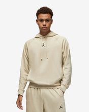 Load image into Gallery viewer, Men's Jordan Dri-FIT Sport Crossover Fleece Pullover Hoodie - Grey Heather/White

