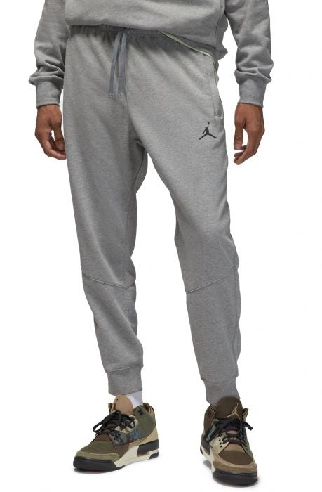 Men's Jordan DRI-FIT Sport Crossover Fleece Pants  - Gray