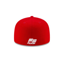 Load image into Gallery viewer, 59Fifty Dominican Republic Baseball Federation Red Fitted Hat - Gray  UV
