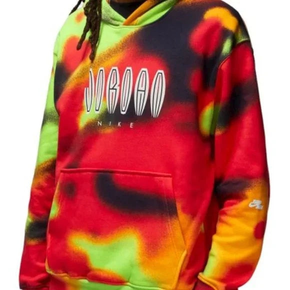 Men's Jordan MVP All Over Print Fleece Pullover - Multi-Color