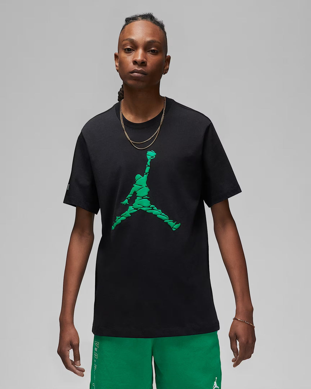 Men's Jordan Essentials Air Short Sleeve T-Shirt - Black [DX9581-010]