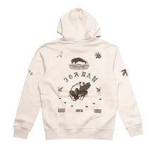 Load image into Gallery viewer, Men&#39;s Jordan Flight Artist Series [UMAR RASHID] Fleece Pullover Hoodie - Phantom/Palomino
