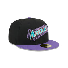 Load image into Gallery viewer, 59Fifty Arizona Diamondbacks New Era Shadow Stitch Fitted Hat - Gray UV
