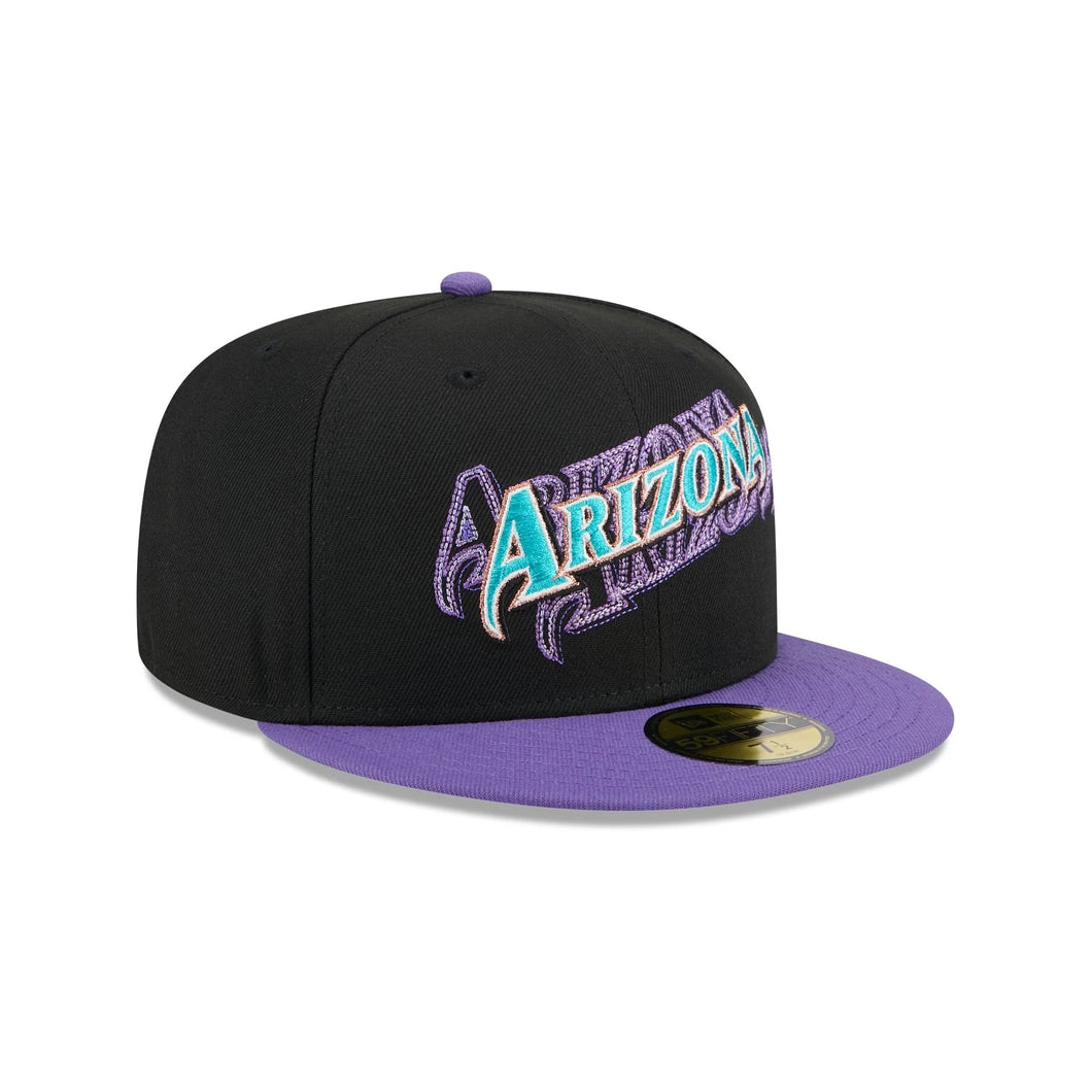 59Fifty Arizona Diamondbacks New Era Shadow Stitch Fitted Hat - Gray UV