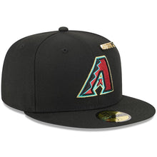 Load image into Gallery viewer, 59Fifty Arizona Diamondbacks Black 2025 59FIFTY  Day Fitted Hat - Gold UV
