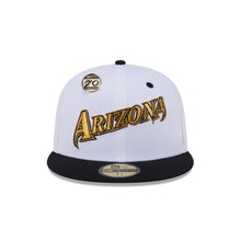 Load image into Gallery viewer, 59Fifty Day Arizona Diamondbacks 70th Anniversary 2-Tone White/Black - Gray UV
