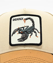 Load image into Gallery viewer, [DEADLY] - Goorin Bros &quot;The Deadliest Scorpion&quot; Adjustable Trucker Hat
