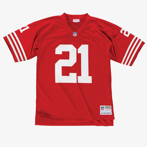 Mitchell & Ness Men's Deion Sanders San Francisco 49ers 1994 Legacy Player Jersey - Scarlet