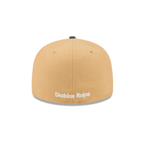 59Fifty LMB x NEWERAMX Diablos Rojos Del Mexico 2T Bronze/Charcoal - Gray UV