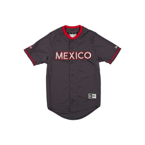2025 New Era Liga Mexicana LMB 100th Anniversary Diablos Rojos Del Mexico Authentic Alt Jersey - Gray