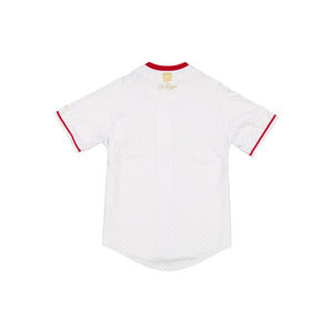 2025 New Era Liga Mexicana LMB 100th Anniversary Diablos Rojos Del Mexico Authentic Home Jersey - White
