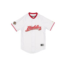 Load image into Gallery viewer, 2025 New Era Liga Mexicana LMB 100th Anniversary Diablos Rojos Del Mexico Authentic Home Jersey - White
