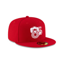 Load image into Gallery viewer, 59Fifty LMB Diablos Rojos del Mexico Game Cap Away Scarlet - Black UV
