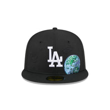 Load image into Gallery viewer, 59Fifty Los Angeles Dodgers Global Fitted Hat Black - Gray UV
