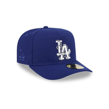 Load image into Gallery viewer, 59Fifty A-Frame Los Angeles Dodgers Royal Barbed Wire Pre Curved Fitted Hat - Gray UV
