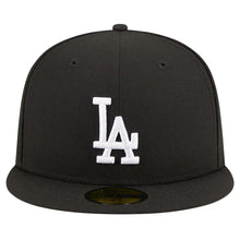 Load image into Gallery viewer, Men&#39;s New Era 59Fifty Los Angeles Dodgers 2020 World Series Black/White Fitted - Gray UV
