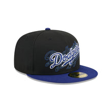 Load image into Gallery viewer, 59Fifty Los Angeles Dodgers New Era Shadow Stitch Fitted Hat - Gray UV
