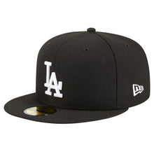 Load image into Gallery viewer, Men&#39;s New Era 59Fifty Los Angeles Dodgers 2020 World Series Black/White Fitted - Gray UV
