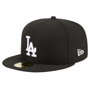 Men's New Era 59Fifty Los Angeles Dodgers 2020 World Series Black/White Fitted - Gray UV