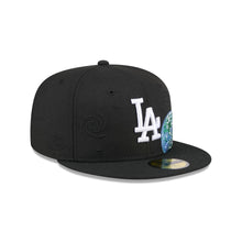 Load image into Gallery viewer, 59Fifty Los Angeles Dodgers Global Fitted Hat Black - Gray UV
