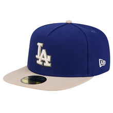 Load image into Gallery viewer, 59Fifty Canvas A-Frame Los Angeles Dodgers 40th Anniversary 2-Tone - Grey UV
