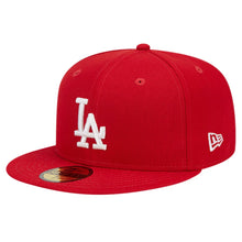 Load image into Gallery viewer, Men&#39;s New Era 59Fifty Los Angeles Dodgers 2020 World Series Scarlet/White Fitted - Gray UV
