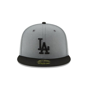 59Fifty Los Angeles Dodgers MLB Basic 2-Tone Gray/Black - Gray UV