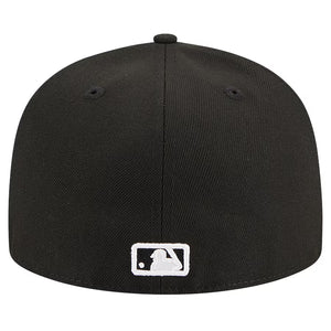 Men's New Era 59Fifty Los Angeles Dodgers 2020 World Series Black/White Fitted - Gray UV