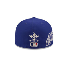 Load image into Gallery viewer, 59Fifty New Era Los Angeles Dodgers Script Royal - Grey UV
