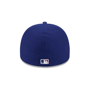 59Fifty A-Frame Los Angeles Dodgers Royal Barbed Wire Pre Curved Fitted Hat - Gray UV