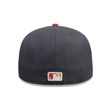 Load image into Gallery viewer, 59Fifty New Era Los Angeles Dodgers MLB City Element Dominican Republic White/Graphite Fitted Hat - Dark Yellow UV
