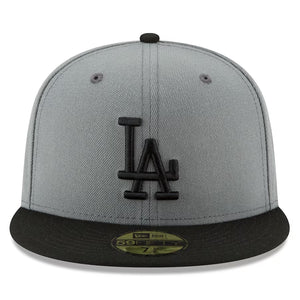 59Fifty Los Angeles Dodgers 2024 World Series Patch  2-Tone - Gray UV